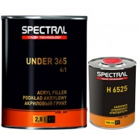 Грунт акриловий автомобільний SPECTRAL UNDER 365, чорний 2,8 л + 0,7 л