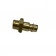  GAV 5810/1 Штуцер внешняя резьба латунь 1/4, 1шт