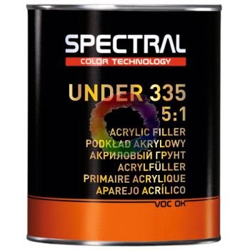 Акрилова автомобільна грунтовка SPECTRAL Under 335 Р1, білий, 3,5 л + Затверджувач Н6525, 0,7 л