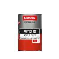 Акриловий грунт для авто Novol PROTECT 300 4+1, чорний, 1 л (без затверджувача)