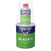 Акриловый грунт-наполнитель Solid 5+1 2K Acryl, черный