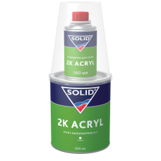 Акриловий грунт-наповнювач Solid 5+1 2K Acryl, чорний