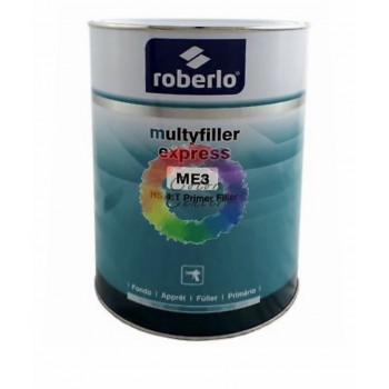 Грунт акриловий автомобільний ROBERLO MULTYFILLER ME3, темно-сірий, 1 л (без затверджувача)