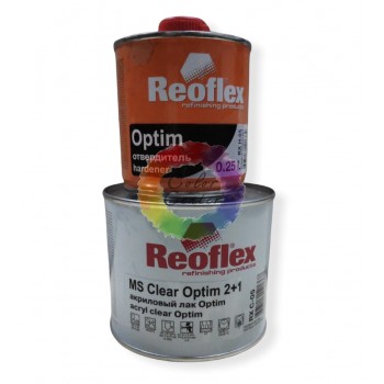 Reoflex  Акриловий лак Optim із затверджувачем, 0,5 л + 0,25 л