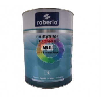Грунт акриловий автомобільний ROBERLO MULTYFILLER ME6, чорний, 4 л (без затверджувача)