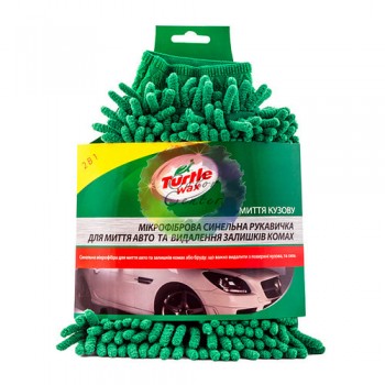 Мікрофіброва синельна рукавичка Turtle Wax для видалення слідів комах з авто