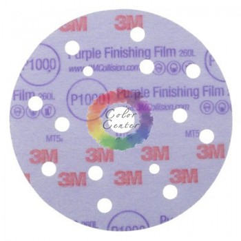 3М 51055 Р1000 полірувальний диск Hoоkit серія Purple 260L, конфігурація LD861A, діам. 150 мм,