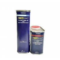 DYNA Clear 7000 AS Прозорий Акриловий Лак + затверджувач Flexi fast, 1л + 0,5л