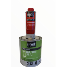 Грунт акриловий автомобільний U-POL 2025 UHS, 1л + Затверджувач S2030/SM 0,25л, сірий