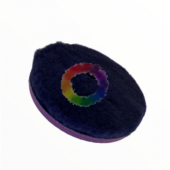 Zvizzer шерстяной круг, ворс 15 мм "Doodle" Wool-Pad, black 15mm, 155мм