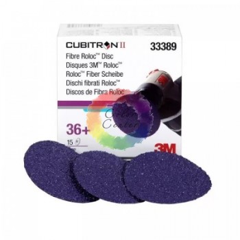 3M 36+ Фібровий диск Cubitron II з кріпленням Roloc, 75 мм
